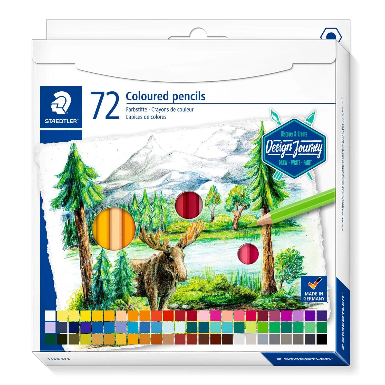Karandaş rəngli / 72 rəng / 146C C72 / Staedtler