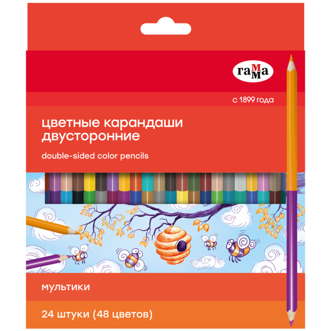 Karandaş 24 rəng / Multiki / 080220225 / Qamma