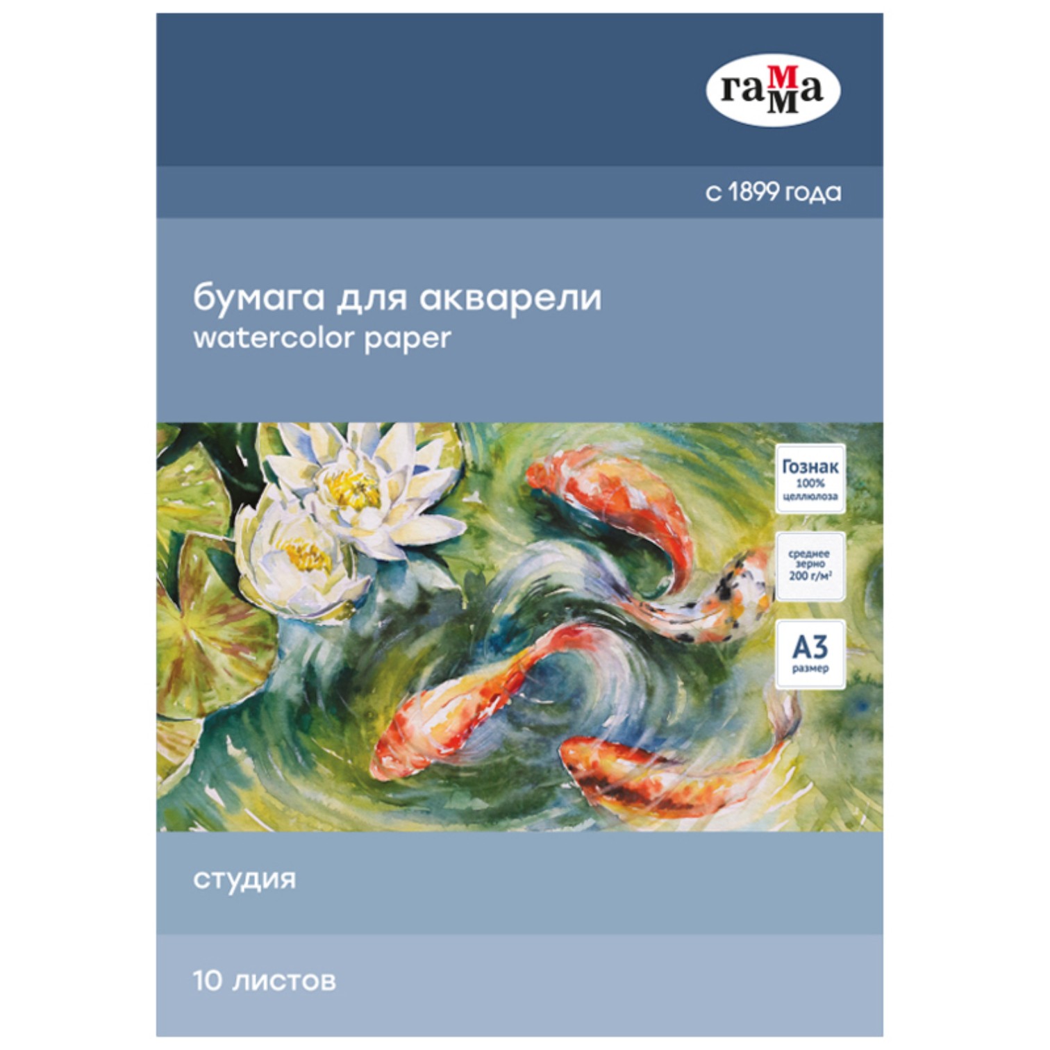 Akvarel kağızı A3 / 200 gr / 10 list / Qamma