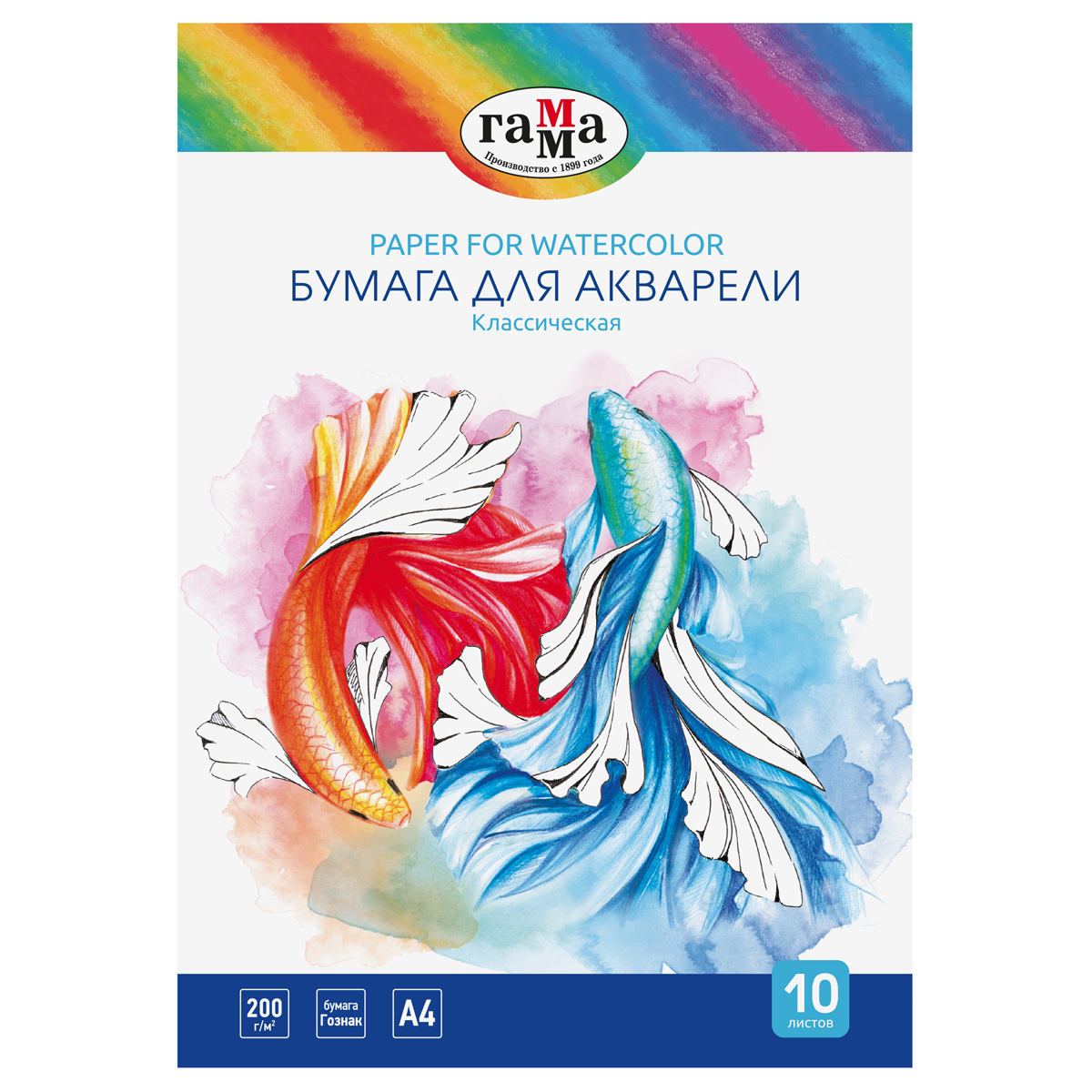 Akvarel kağızı / A4 / 10 L / 200 gr / Qamma