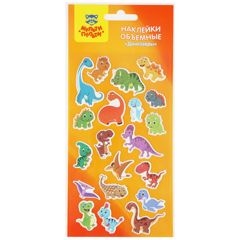 STİCKER MULTI-PULTI ДИНОЗАВРЫ 10*22СМ / PS_39797