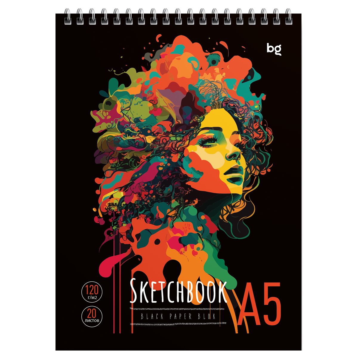 SKETCH BOOK BG A5 20 VƏRƏQLI "STYLISH GIRL" / СА520гр_58725
