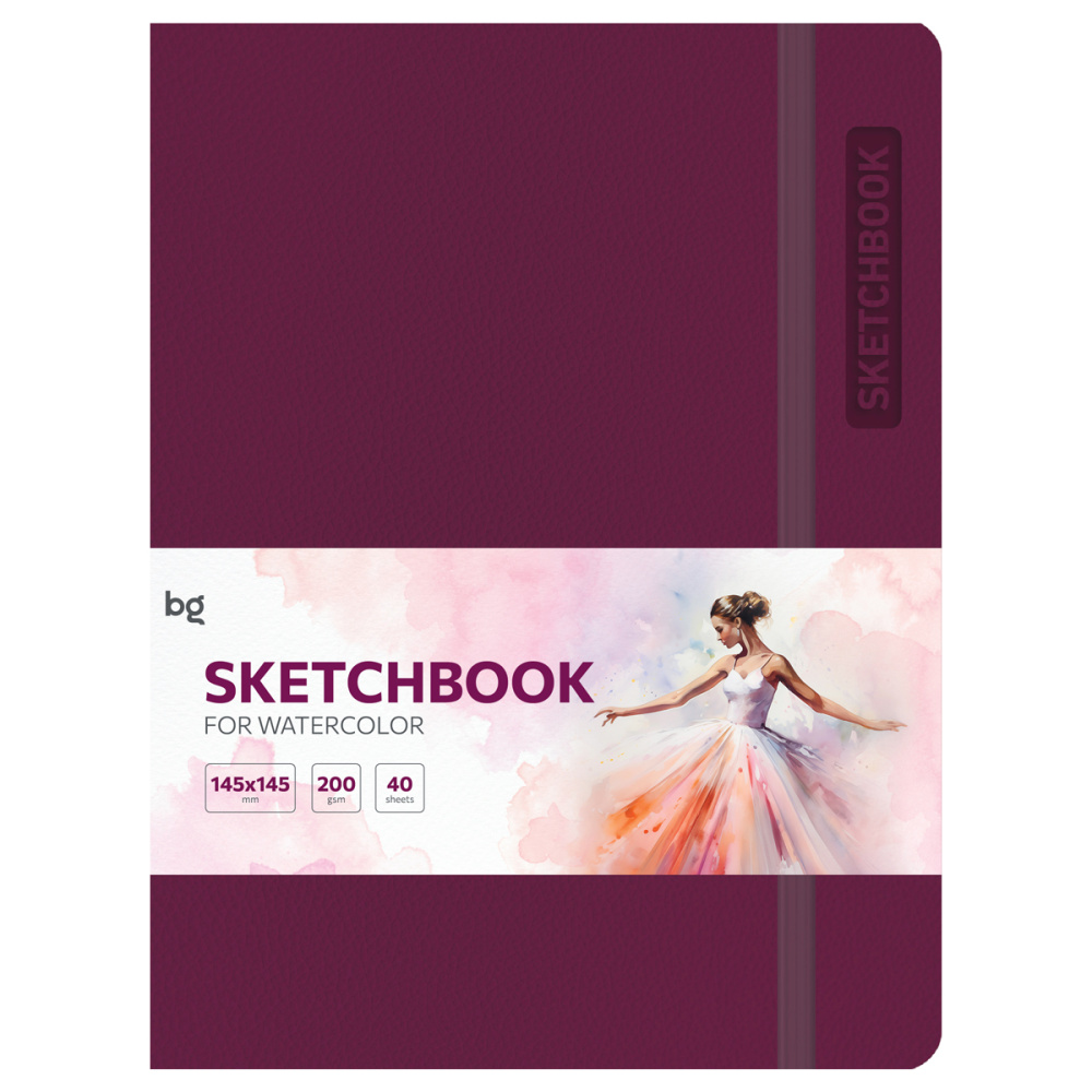 SKETCH BOOK BG A5 40 VƏRƏQLI "BRIGHT. BERRY" 200Г/М2 / CА540с_61743