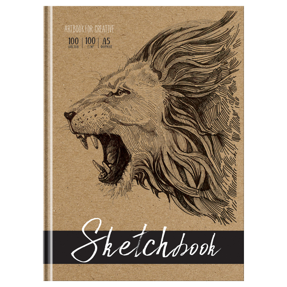 SKETCH BOOK BG A5 100 VƏRƏQLI "ЦАРЬ ЗВЕРЕЙ" / С5т100_лг 11287