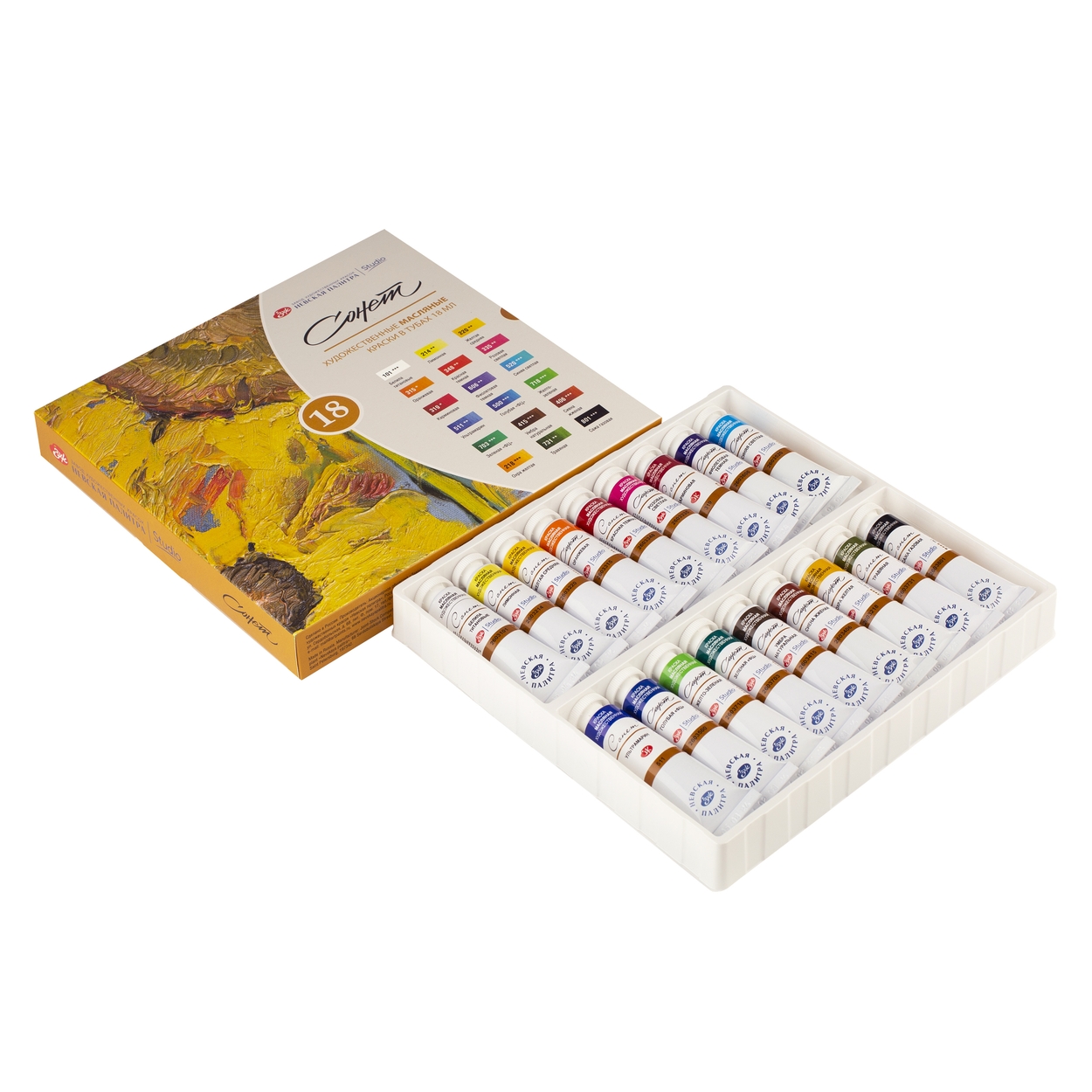 Yağlı boya dəsti 18*18 ml / 26412521 / Sonet