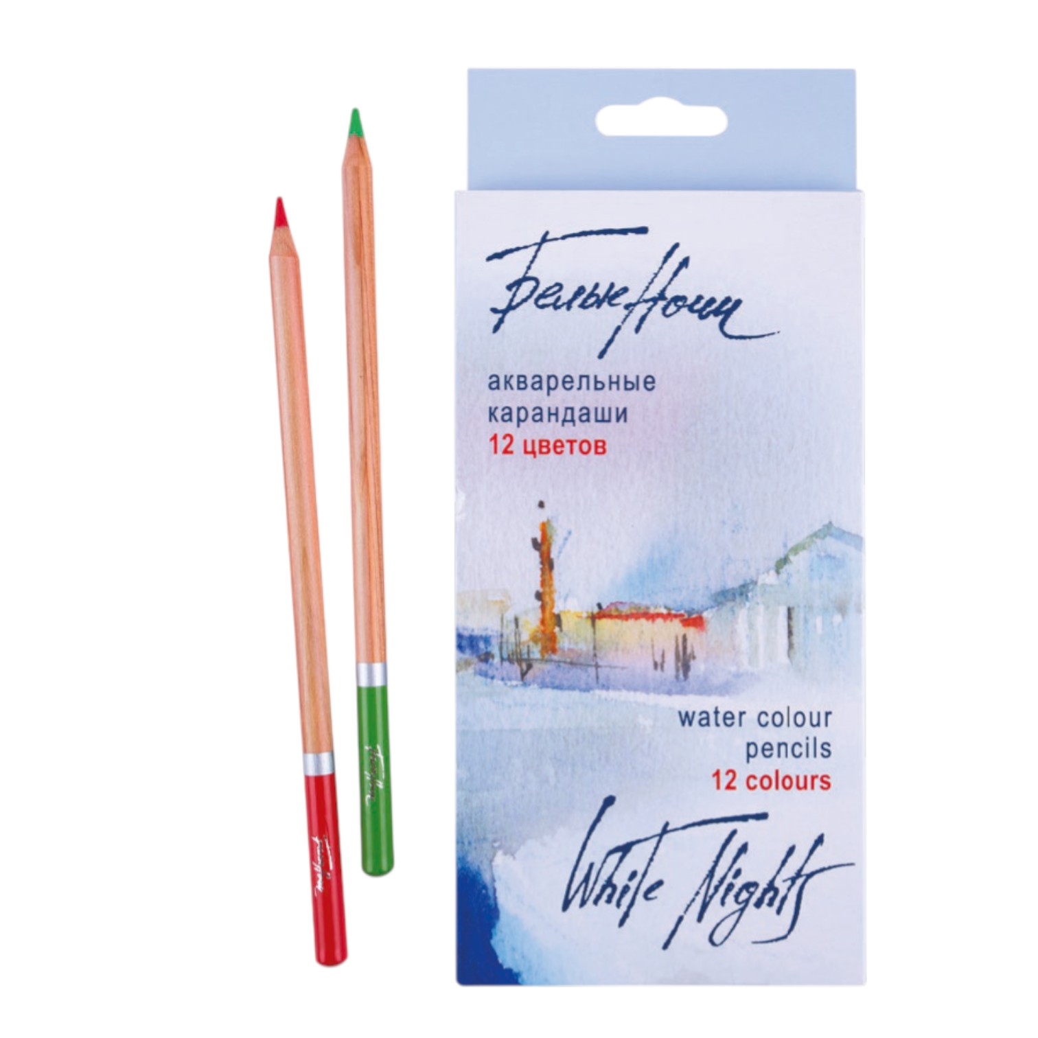 Karandaş akvarel 12 rəng / 158411252 / Белые Ночи