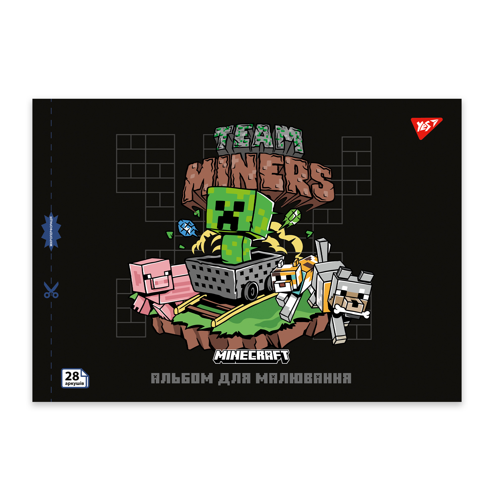 Rəsm albomu 28 vərəq / Minecraft / 130597 / Yes
