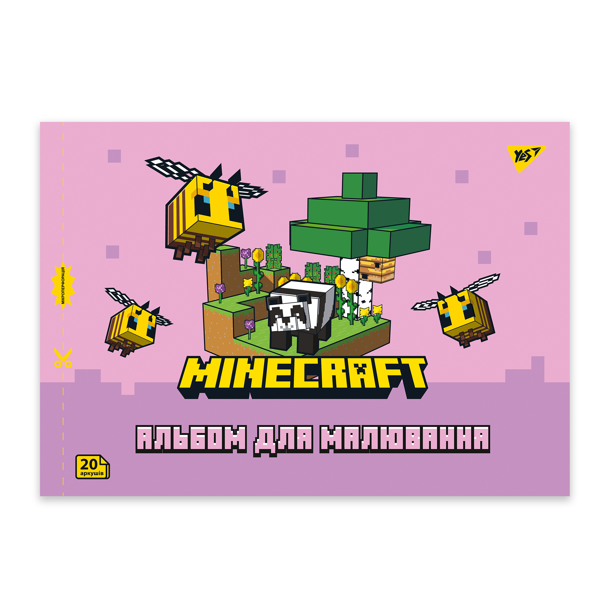 Rəsm albomu 20 vərəq / Minecraft / 130599 / Yes