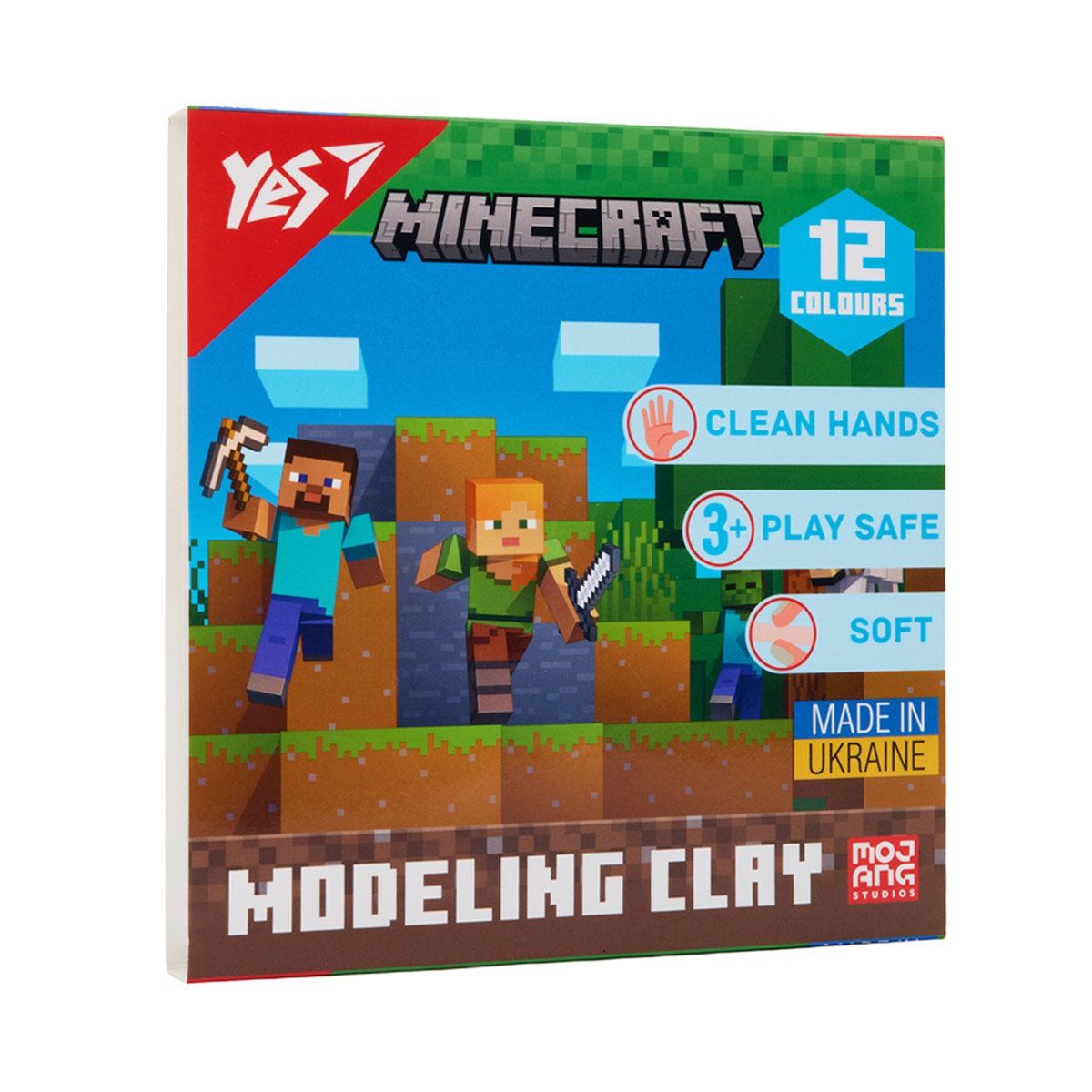 Plastilin 240 gr / 12 rəng / 540668 / YES