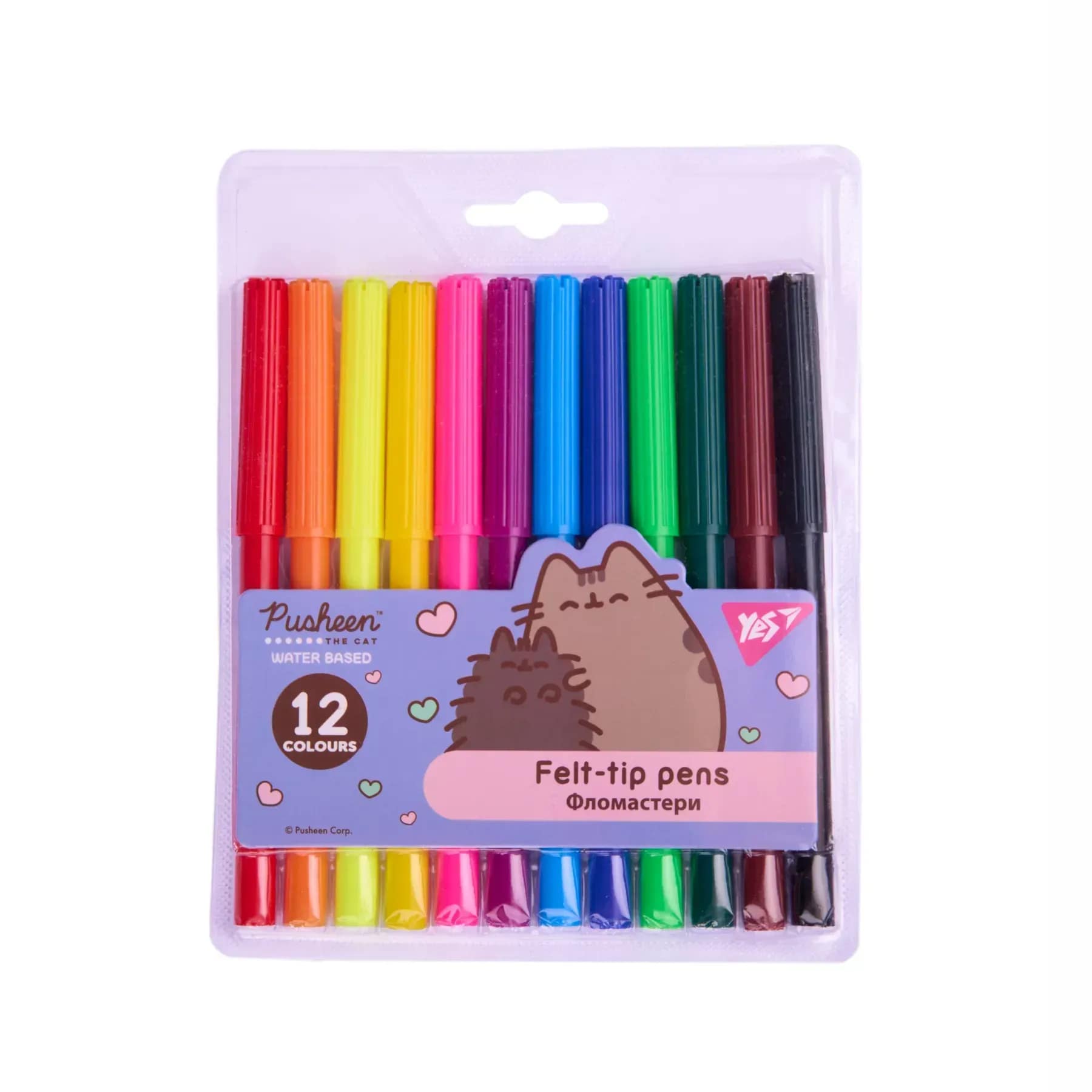Flomaster 12rəng Pusheen 650568 YES