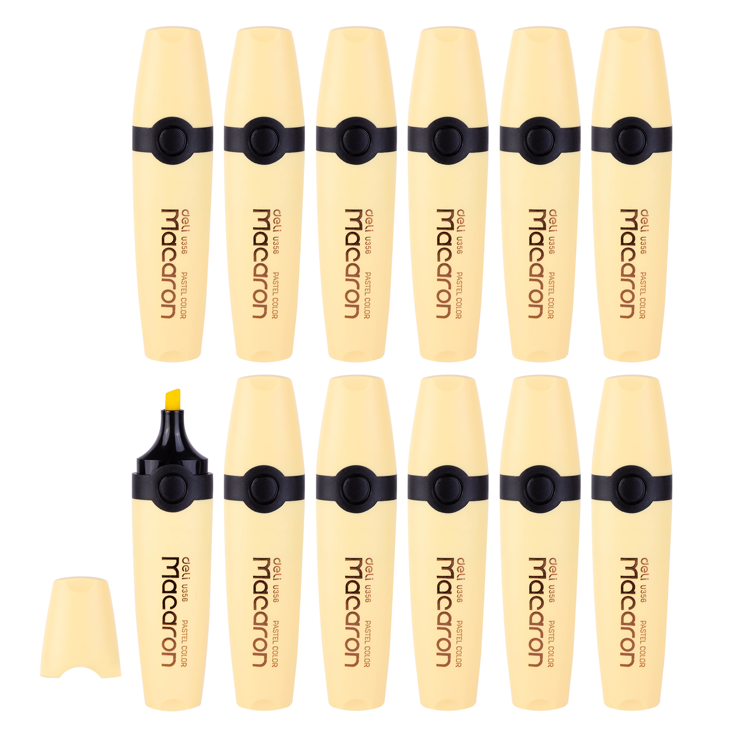 Textmarker / U-356 / Honey Yellow / DELI