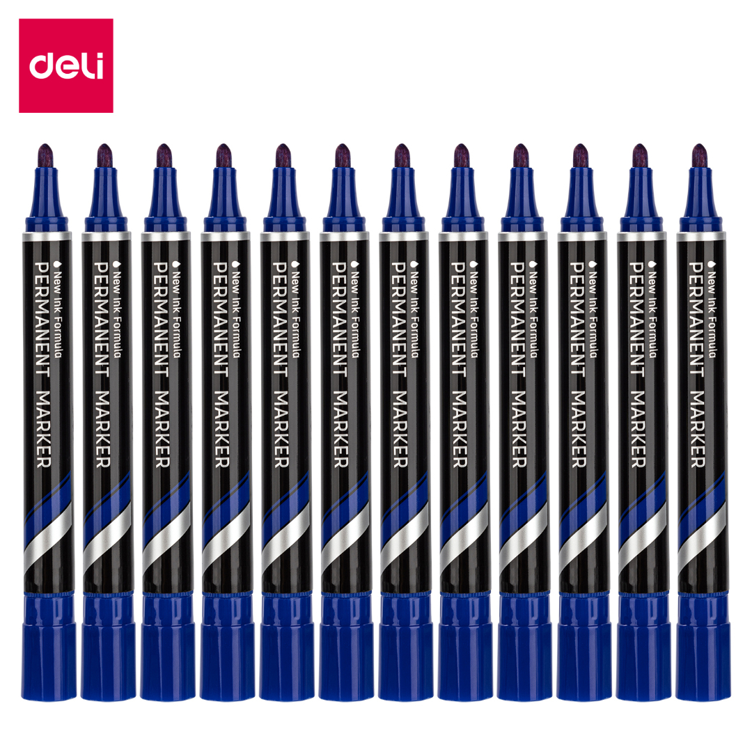 Marker permanent / mavi / U10030 / Deli