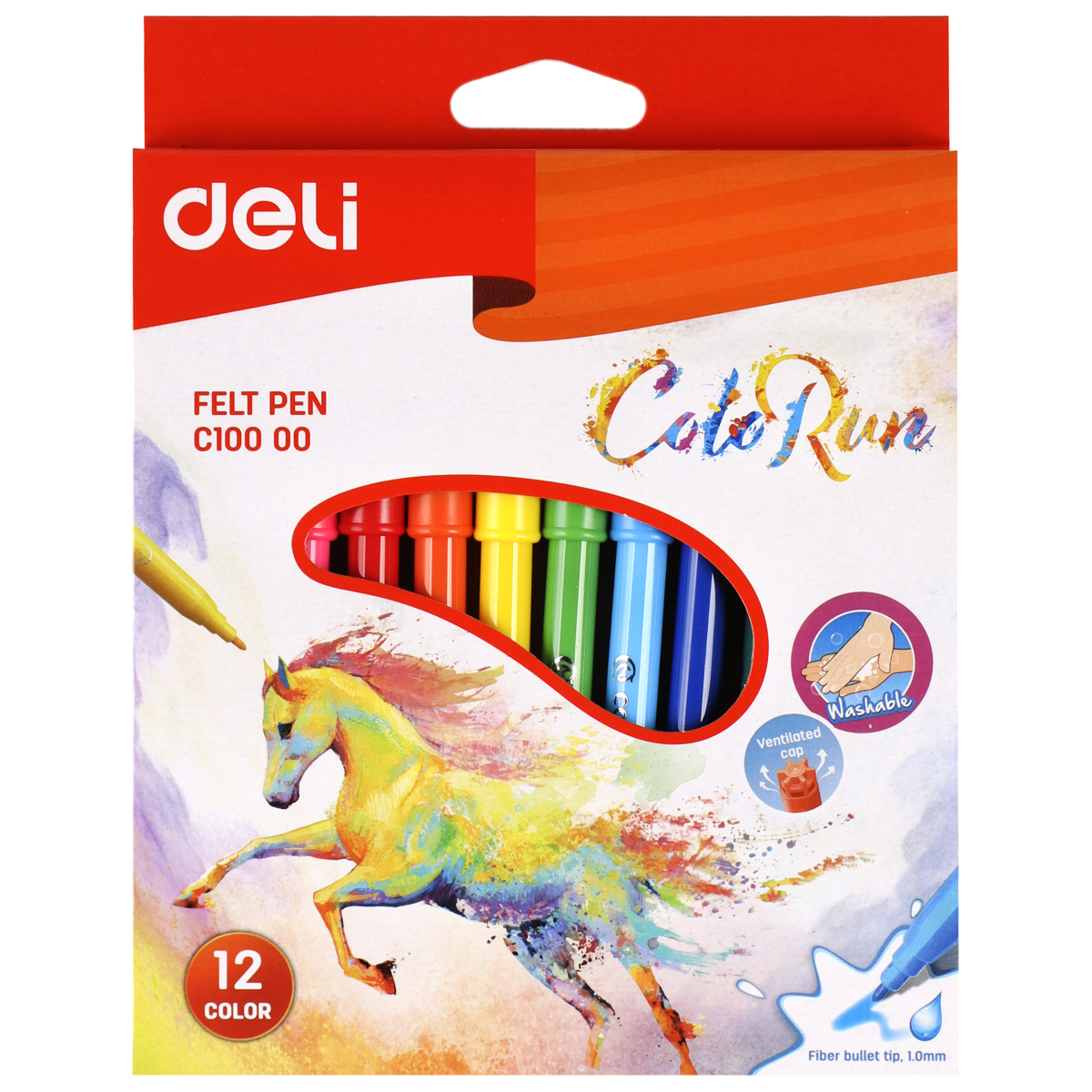 FLOMASTER 12 RƏNG / C100 00 / DELI