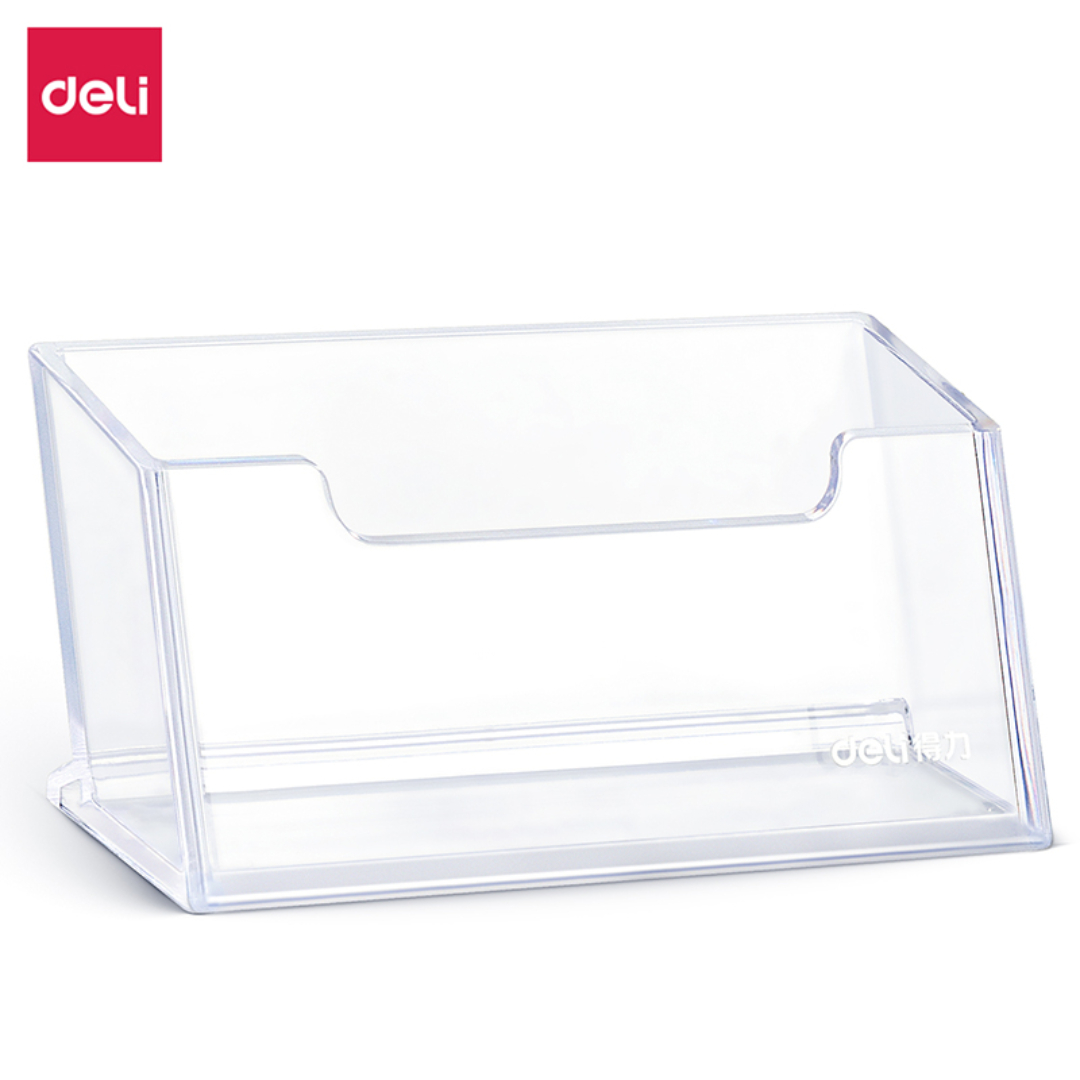Vizitka qabı plastik 1-li / 7623 / Deli
