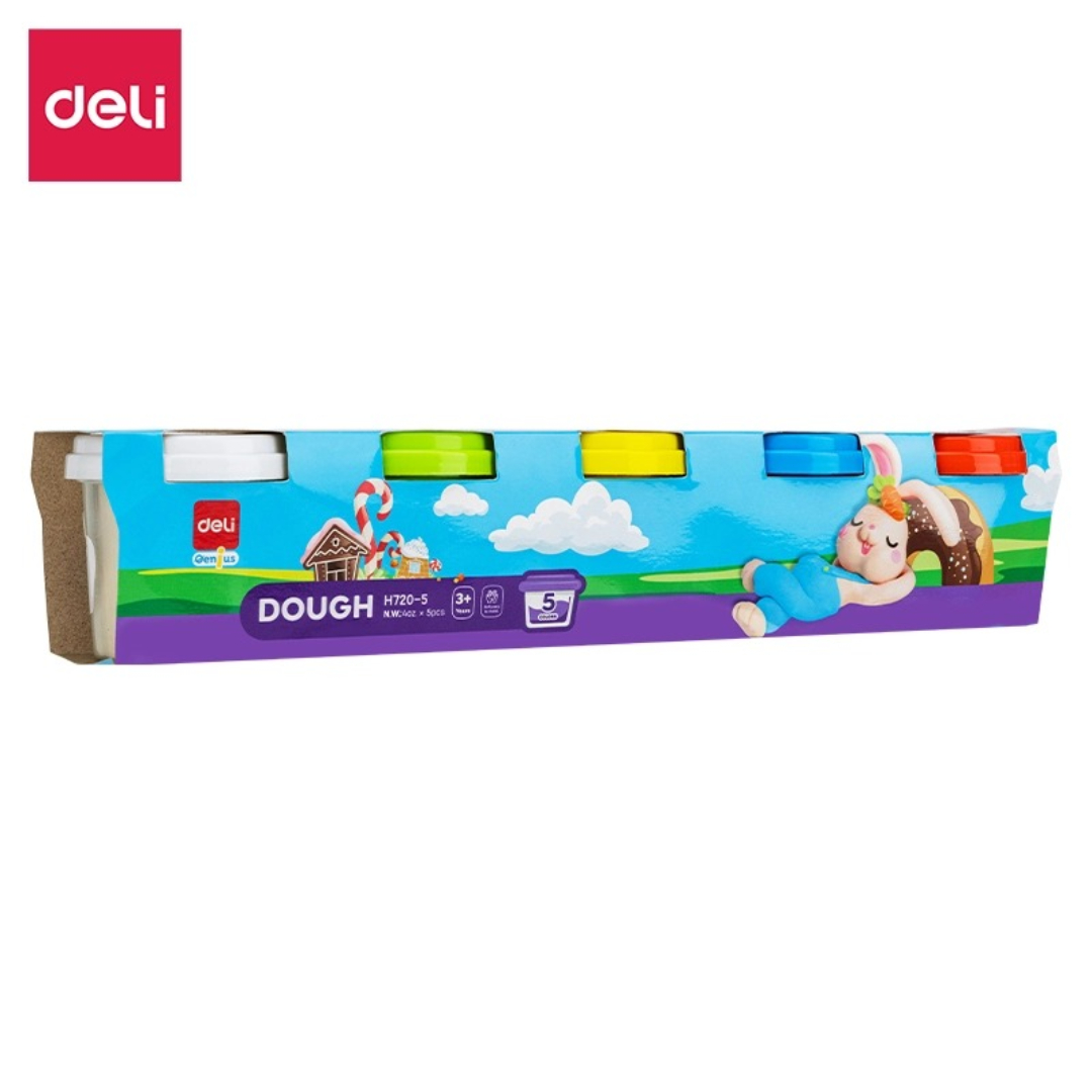 Plastilin 5 rəng / H720-5 / Deli