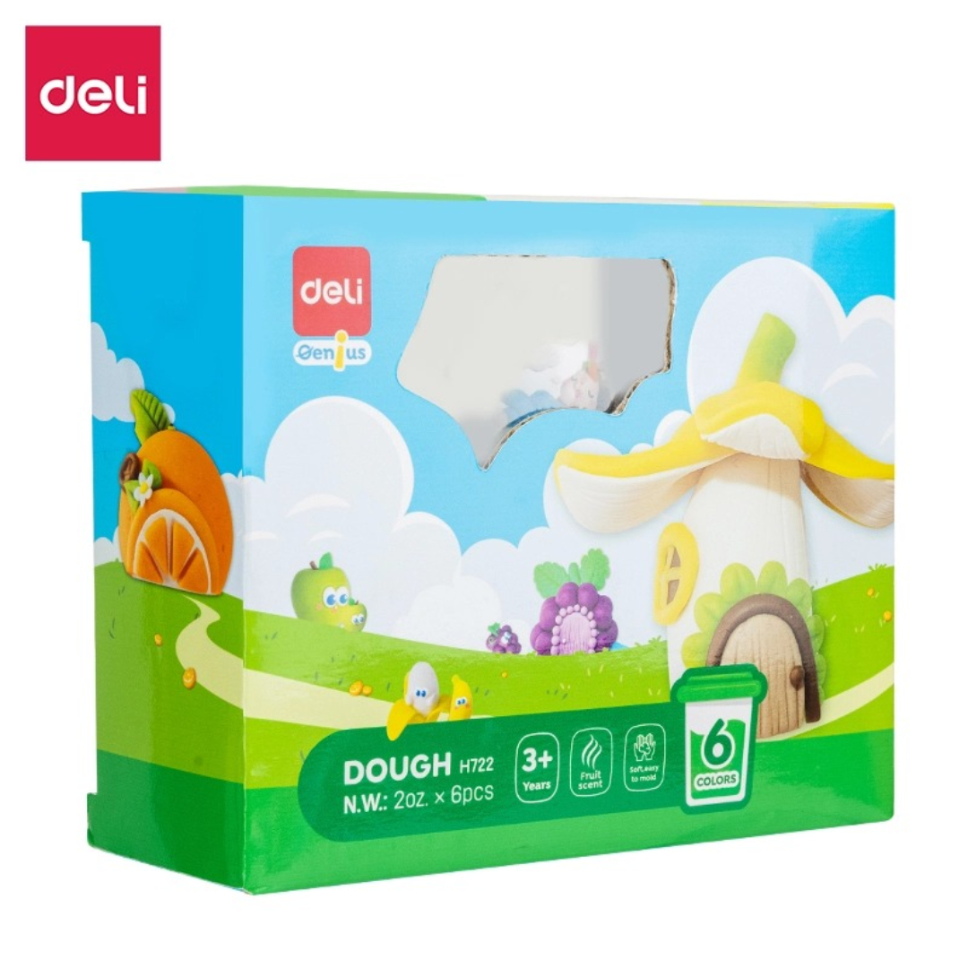 Plastilin 6 rəng / H722 / Deli