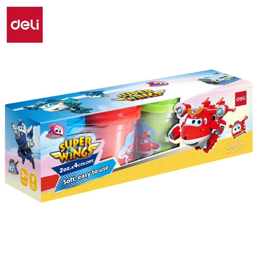 Plastilin 4 rəng / H709-4 / Deli