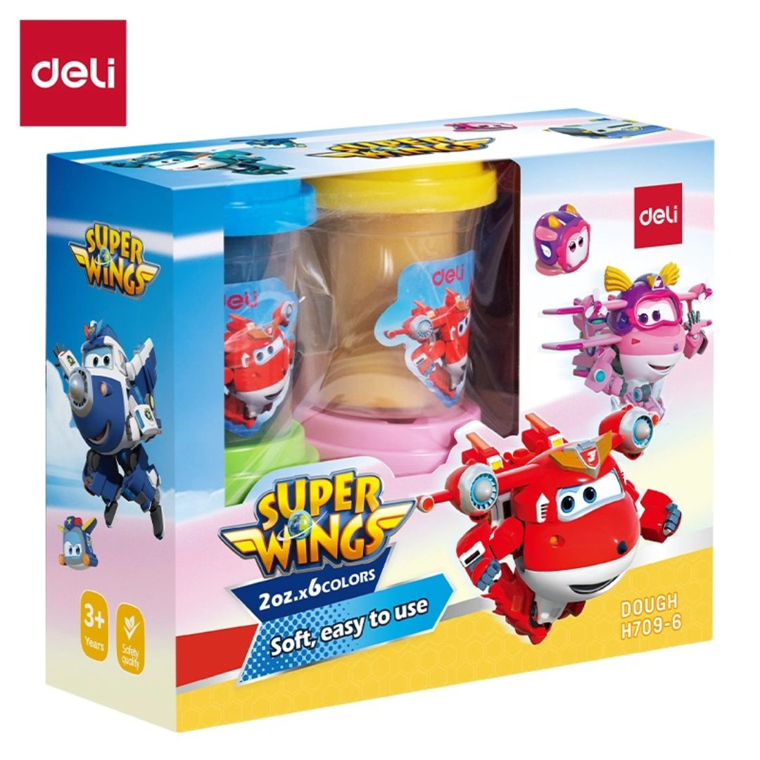 Plastilin 6 rəng / H709-6 / Deli