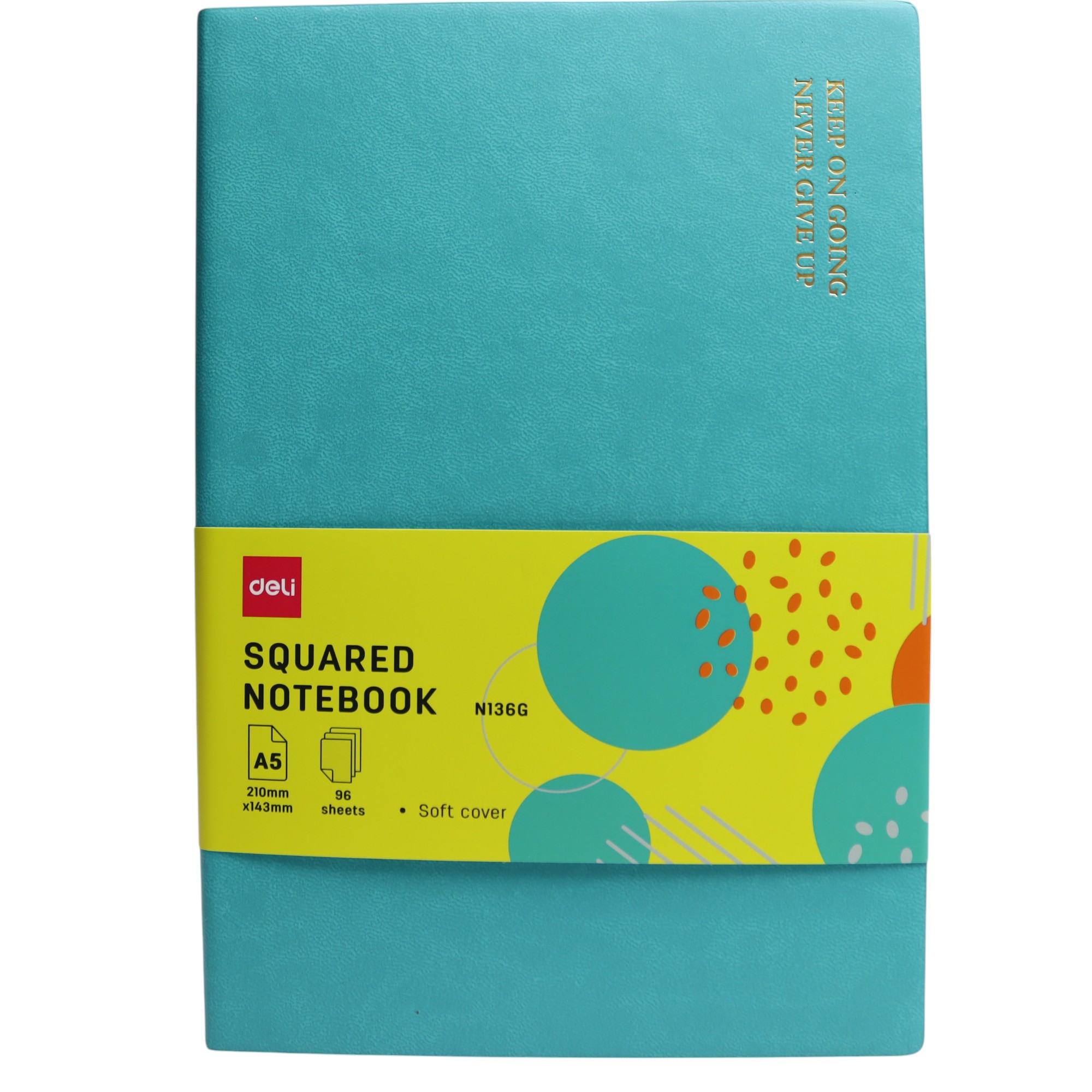 Bloknot Deli N136G A5 96v \ Blue