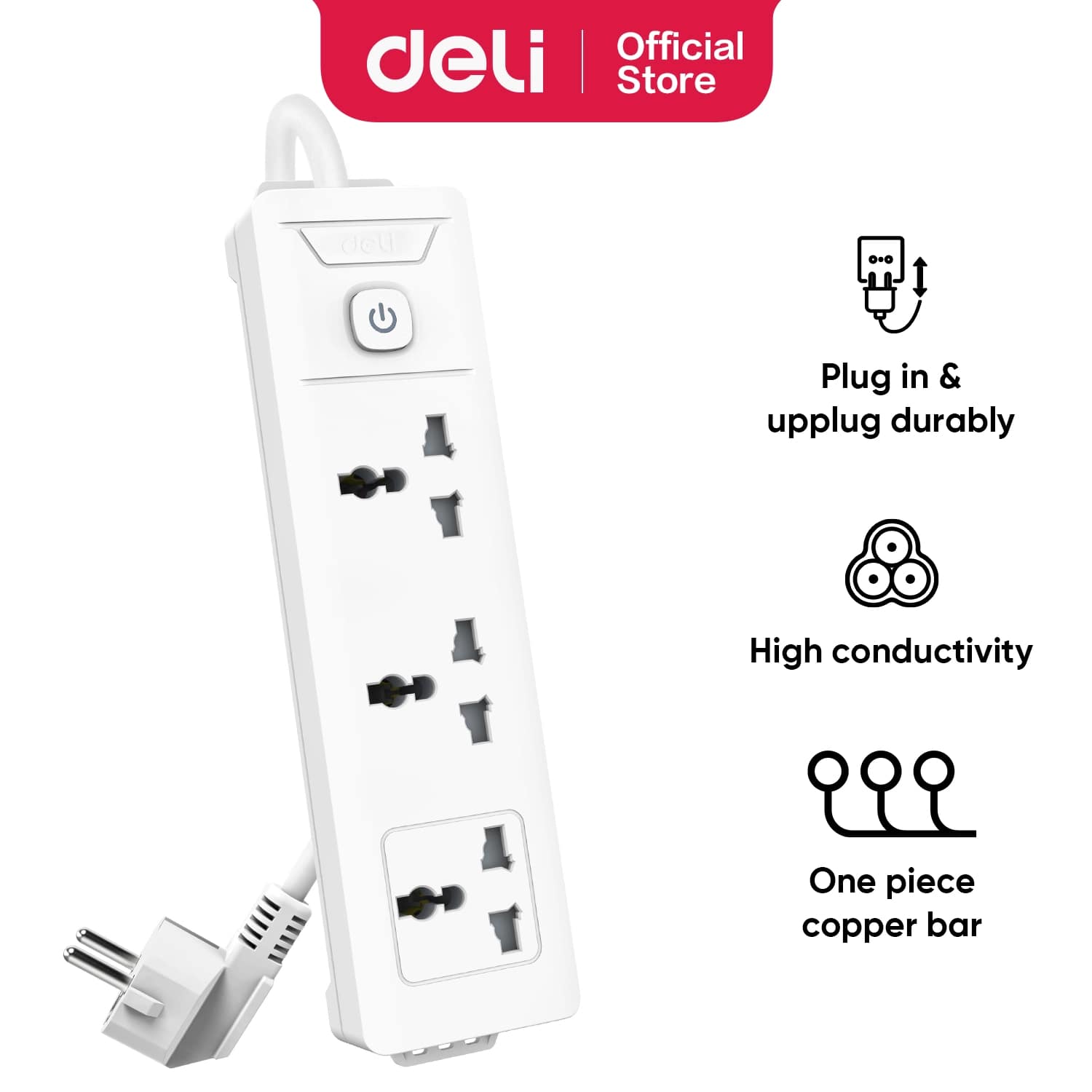 Udlinitel Deli T402 ağ 3/5