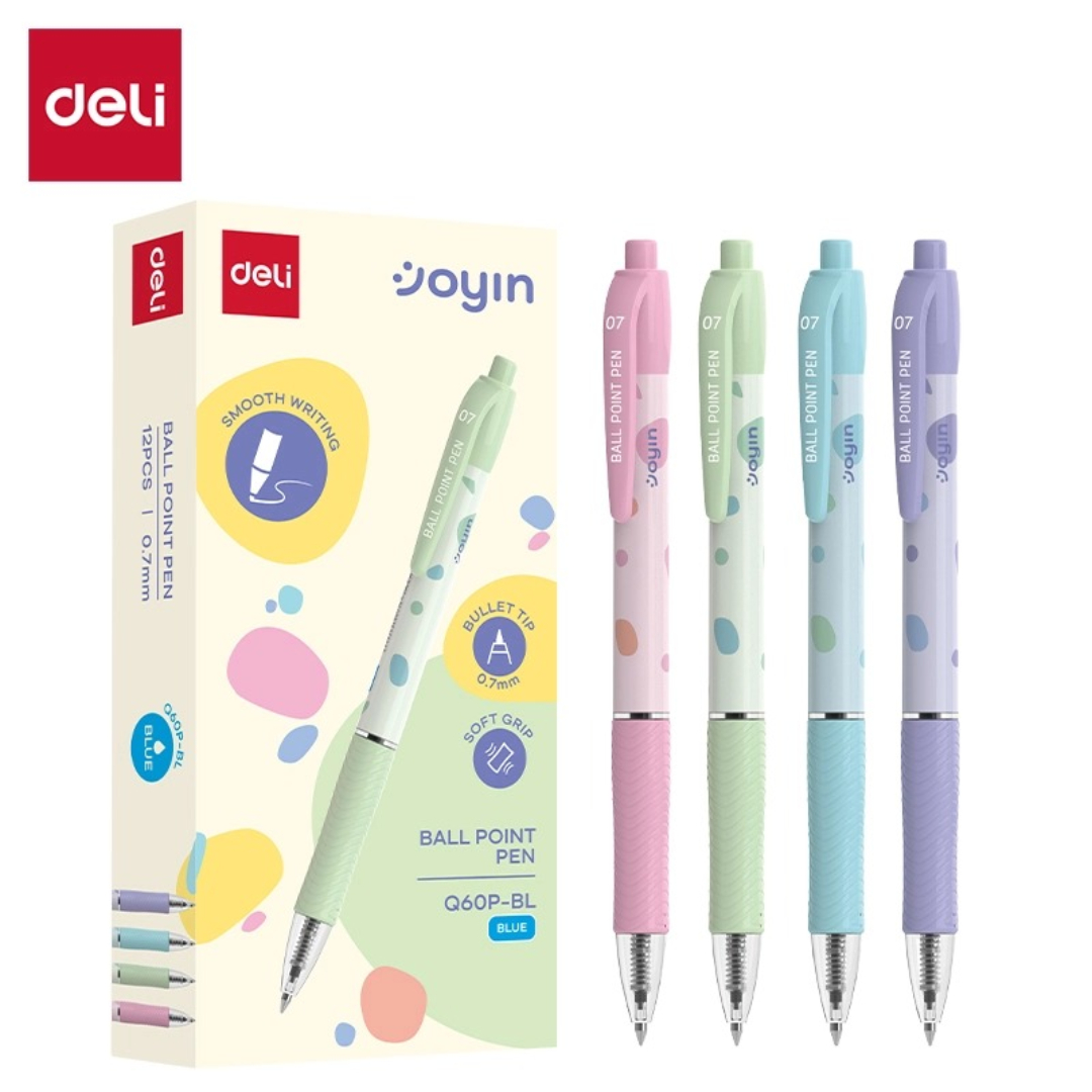 Qələm 0.7 mm / mavi / Q60P-BL / Deli