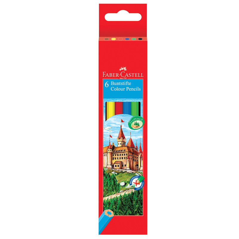 Karandaş 6 rəng / 120106 / Faber Castell 