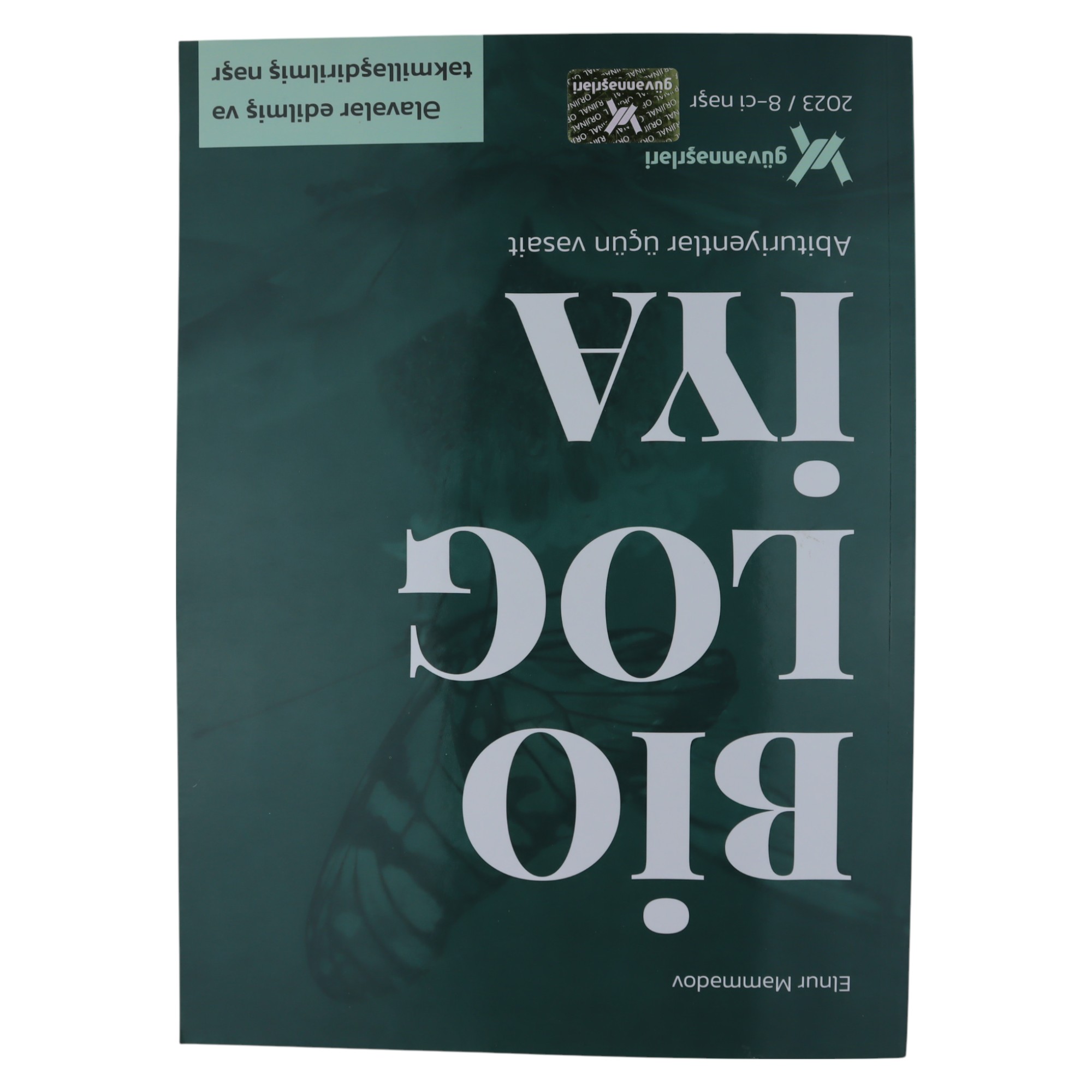 Biologiya dərs vəsaiti / Elnur Məmmədov / Güvən nəşr.