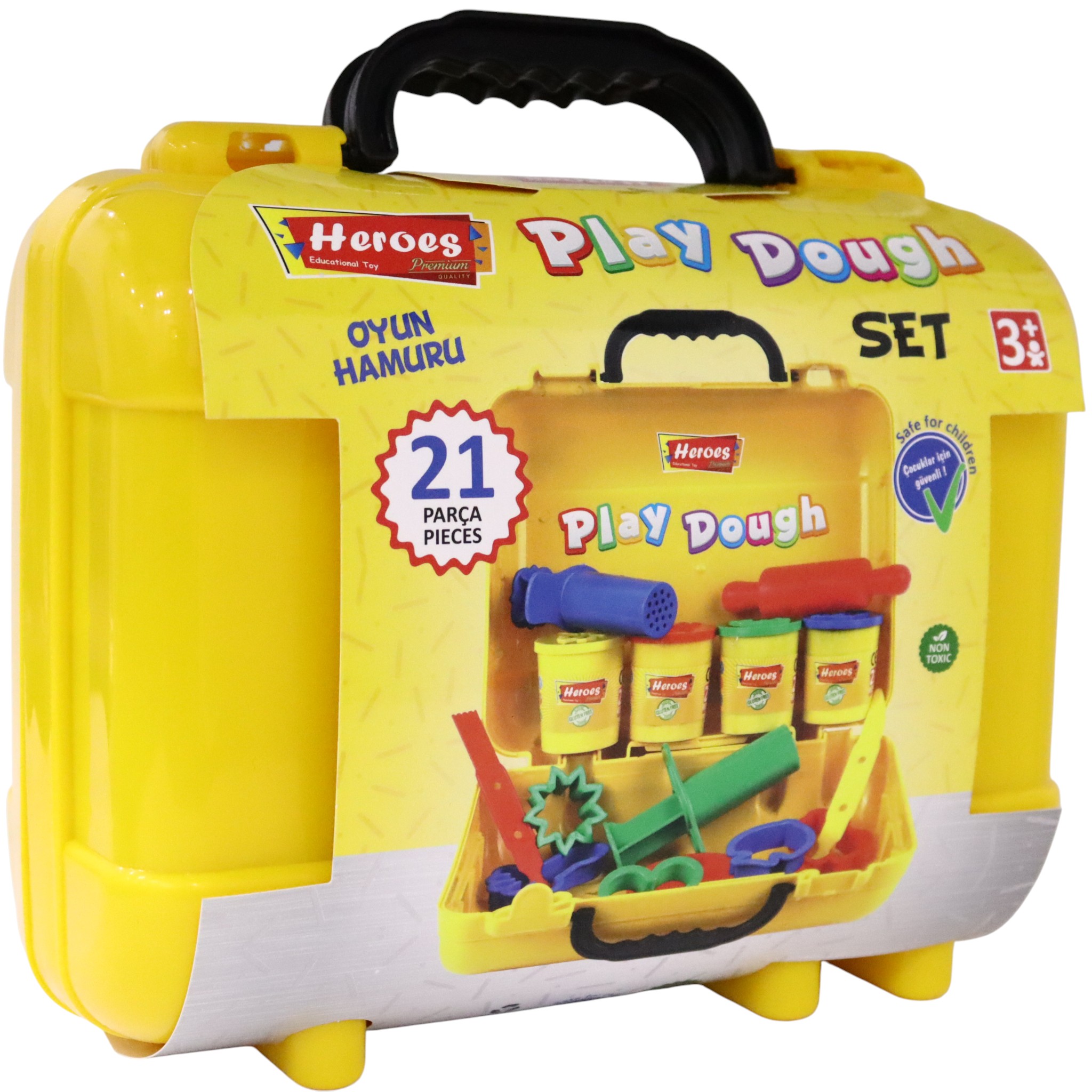 Play dough dəsti / 21 parça / ERN-597 / Heroes