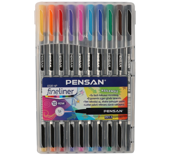 Qələm Liner \ 6500 \ 12 rəngli \ Pensan