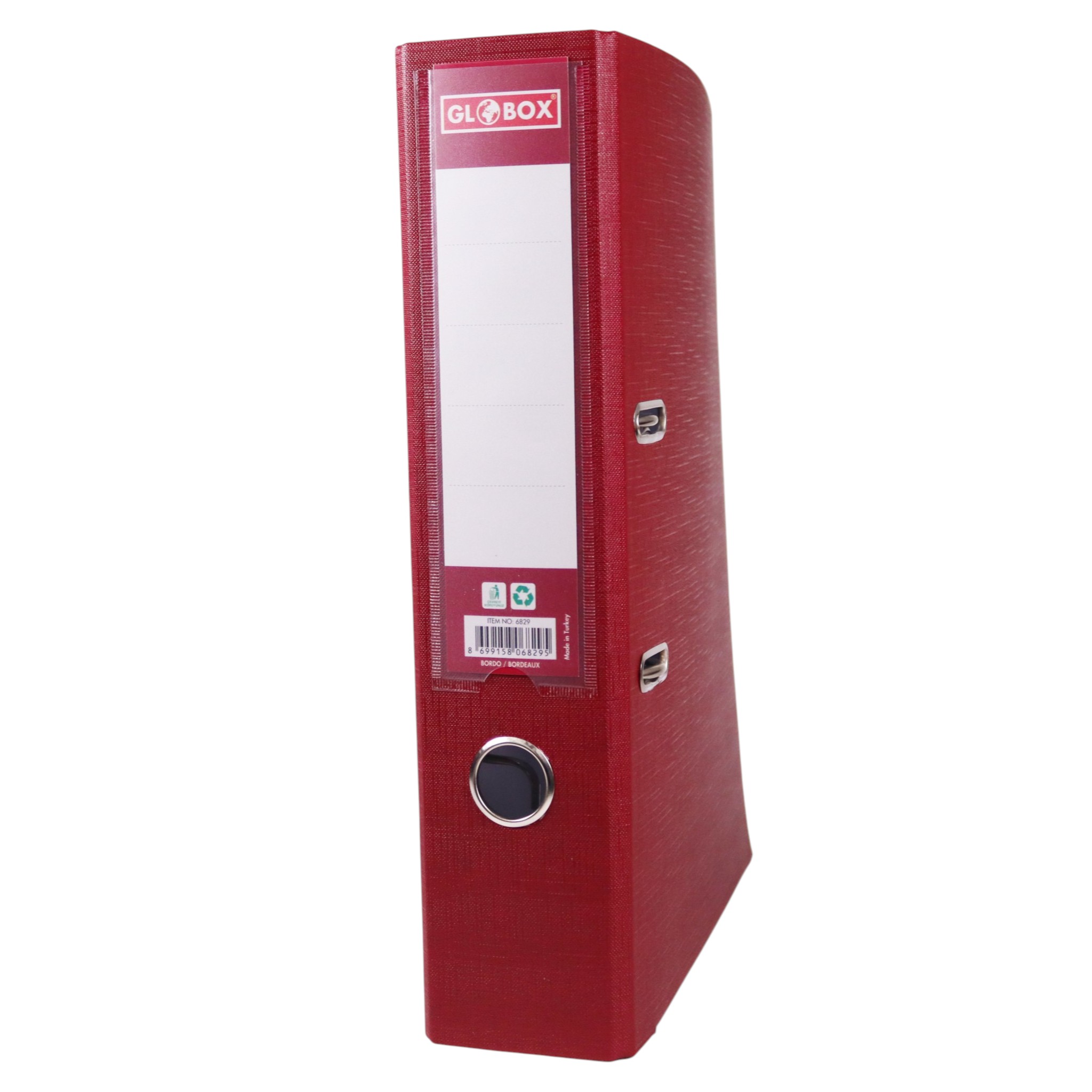 Arxiv Qovluğu A4 / 8 sm / Tünd Qırmızı / 6829 / Globox