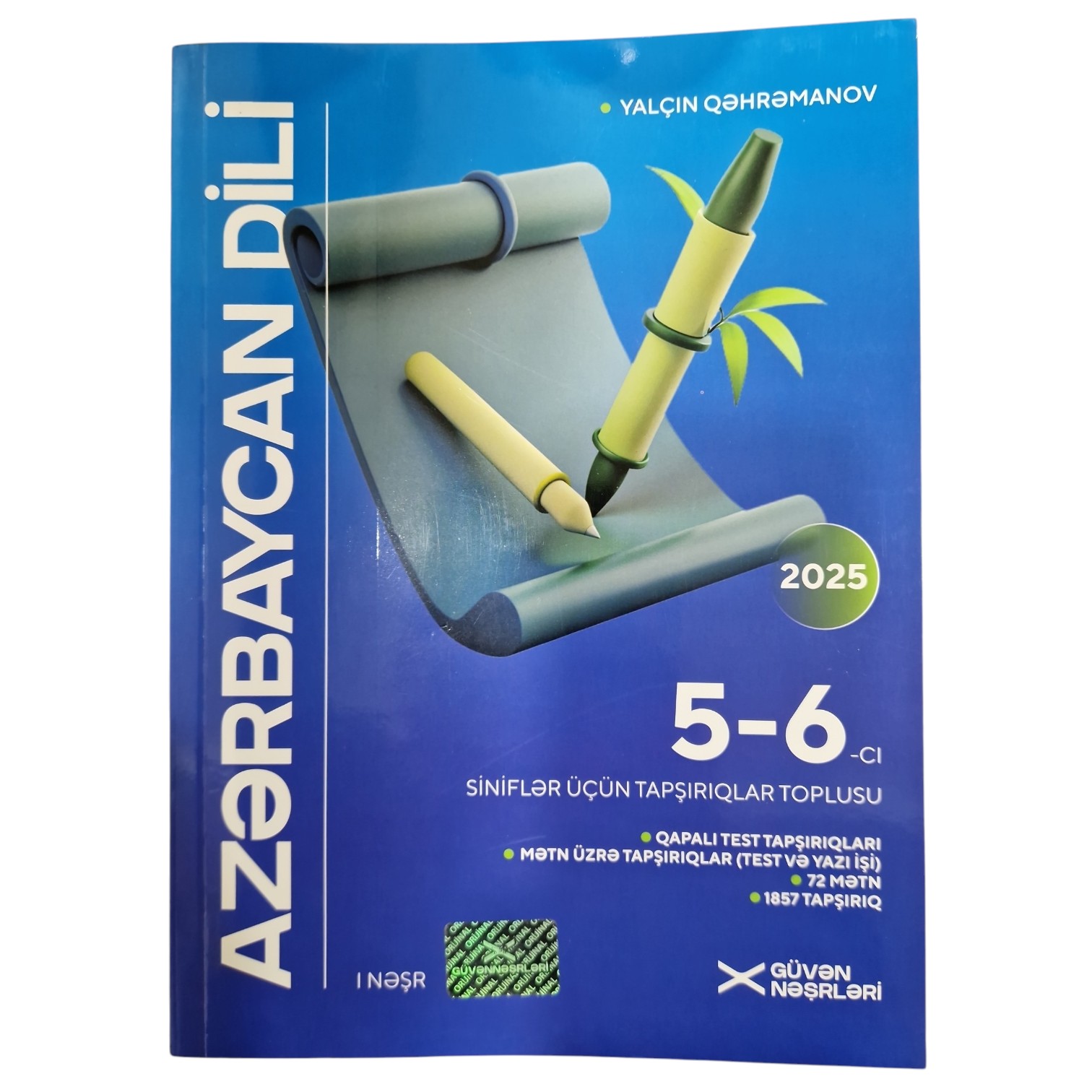Azərbaycan dili 5-6 -cı siniflər üçün tapşırıqlar toplusu / Yalçın.Q / Güvən Nəşr