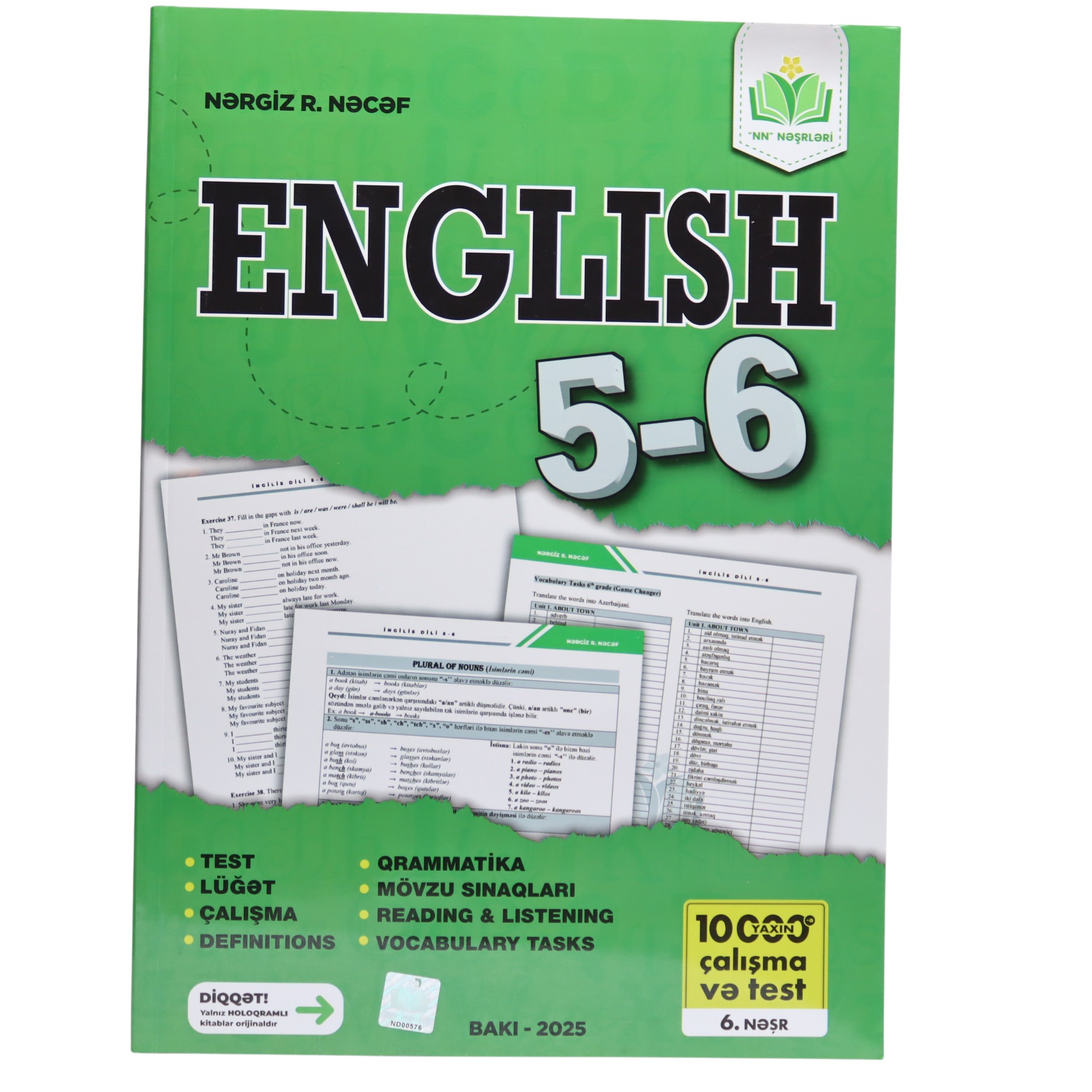 English 5-6 / lüğət-qrammatika-çalışma-test / Nərgiz R.Nəcəf