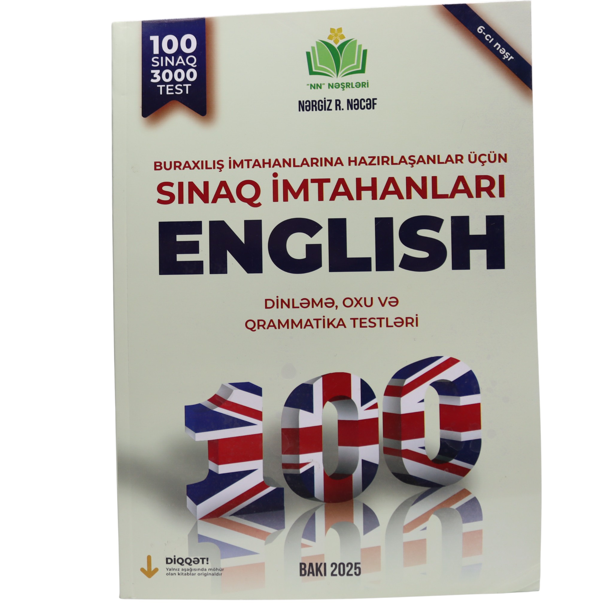 English / sınaq imtahanları / 100 sınaq 3000 test / Nərgiz R.Nəcəf